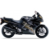 NÁLEPKY NA MOTOCYKEL JUULA PRE HONDA CBR 1000 F 1996-1997 ČIERNA NH1DA