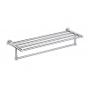 OMNIRES Modern Project - Polička s držiakom uterákov, dĺžka 60 cm, chróm MP60920CR