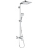 Hansgrohe 27284000 CROMETTA E Showerpipe 240 1jet so sprchovou batériou, chróm