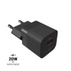 Mini Adapter FIXED s výstupom USB-C a USB podpora PD a QC 3.0 20 W čierny