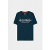 Horizon Forbidden West - Logo - Men's Short Sleeved T-shirt Velikost: M, Barva: Blue