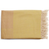 Pléd Blend Throw žlto-biely