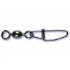 Black Cat karabinka s obratlíkom Cross Lock Swivel veľ.4 100 kg 3 ks