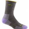Darn Tough ponožky HIKER MICRO CREW Midweight Merino - dámské - tmavě šedé Velikost: S