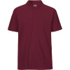 Neutral Polokošile O 20080, bio bavlna, krátký rukáv, pánská COT77208006604-bordeaux XL Bordó
