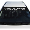 Sunstrip WINTER DRIFT CAR Farba písma: Trblietavá, Šírka sunstripu: 15cm, Farba sunstripu: Žltá