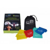Sada posilovacích gum KINE-MAX Professional Resistance Band Kit, 4ks