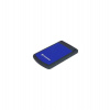 TRANSCEND 1TB StoreJet 25H3B SLIM, 2.5”, USB 3.0 (3.1 Gen 1) Externí Anti-Shock disk, tenký profil, černo/modrý (TS1TSJ25H3B)