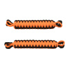 Dverné popruhy Paracord, Oranžová, Čierna, Jeep Wrangler JK, TJ