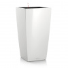 Lechuza Kvetináč CUBICO Premium 22 - white high gloss