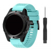 eses Silikónový remienok pre Garmin EasyFit/QuickFit 20 mm Farba: mentolovo zelená