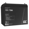 Green Cell AGM25 batéria do UPS Sealed Lead Acid (VRLA) 12 V 75 Ah (AGM25)