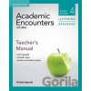 Academic Encounters Level 4 Teacher's Manual Listening and Speaking Miriam Espeseth, General editor Bernard Seal
