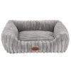 Biglo Cobe Grey - pohodlná a mäkká posteľ, pohovka pre psa, šedá - L