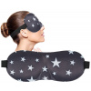 Maska na spanie - Maska na spánok s očami polyester waya 3D pohodlie sivá sivá maska (Očná maska na spanie 3D pásmo pre lepší spánok)