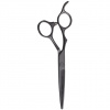 Olivia Garden SilkCut PRO Shear Matt Black LEFT kadeřnické nůžky pro leváky 5,75'