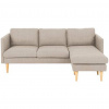 Livetastic ROHOVÁ SEDACIA SÚPRAVA, textil, béžová - Online Only obývacie izby - 001749095603
