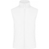 KARIBAN VINTAGE MELÓDIA K906 / Dámska fleecová vesta - white 4XL