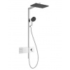 Hansgrohe Raindance Alive Q - Sprchový set s termostatom, 21x34 cm, 3 prúdy, chróm 24590000
