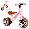 Trojkolka na bežky s pedálmi 2v1 ružová ECOTOYS