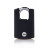 Zámok Yale Y121B/40/125/1, High Security, visiaci, čierny, 46 mm, 3 kľúče