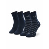 Tommy Hilfiger dámske modré ponožky 2P STRIPE 701220252 35/38