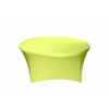 TENTino Elastický obrus STANDARD na okrúhly stôl 122 cm Farba obrusu: SVIETIVO ŽLTÁ / YELLOW