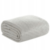 Prikrývka na posteľ - Eurofirany Polichester 220 x 200 cm odtiene šedej (Bedspread 200x220 Boni1 Eurofirany striebro)