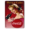Coca cola kovový vývesný štít retro plagát # 2.145 (Coca cola kovový vývesný štít retro plagát # 2.145)
