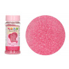 Ružový ozdobný kryštálový cukor - 80 g - FunCakes