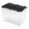 Plastový úložný box s vekom HEIDRUN 60l