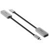 club3D CAC-1567 USB-C® / DisplayPort adaptér [1x USB-C® - 1x DisplayPort] čierna/strieborná; CAC-1567