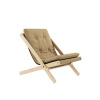 Karup Design deckchair BOOGIE - lehátko (skladacie) 65x88x75 cm wheat beige neošetřené (bez oleja, bez laku)