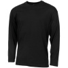 MFH Americké tričko s dlhými rukávmi, čierne, 170 g/m² - XXL