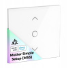 Meross MRS100MA Inteligentný prepínač roliet/záclon WiFi 2,4 GHz Matter