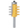 Stopková drážkovacia fréza s ložiskom do dreva 4x38,1 mm, stopka 8 mm, GEKO
