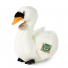 Rappa Plyšový vták labuť sediaci 23 cm ECO-FRIENDLY