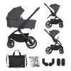 PETITEMARS Kočík Petite&Mars Scout 2v1 Farba: Anthracite Moon
