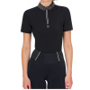 Tričko dámske polo tréningové Equestro Strass