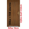 Soft Vchodové plastové dvere plné Emily 70x210 cm - Akce!