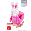 PlayTo Hojdacia hračka s melódiou králiček ružová