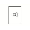 Fulcrum vložka pro nipl k magnetu / Magnet-attracting nipple insert for Speed, Wind, Red Metal, Racing 3,4