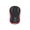 LOGITECH PROMO myš Logi Wireless Mouse M185, Red 910-002237