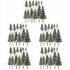 Dekorácia do záhrady - Cedar Table Pánkbox umelé stromy rekvizity 60 ks (Cedar Table Pánkbox umelé stromy rekvizity 60 ks)