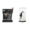 Ascaso Steel DUO PID PLUS, Black&Wood + Eureka Mignon Silenzio, CR white