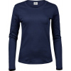 Tee Jays | 590, Dámske tričko Interlock s dl. rukávom, modrá navy, L