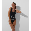 PLAVKY KARL LAGERFELD LOGO PRINT SWIMSUIT BLACK7