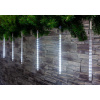 Reťaz MagicHome Vianoce Icicle, 240 LED studená biela, 8 cencúľov, vodopádový efekt, 230 V, 50 Hz, IP44, exteriér, osvetlenie,