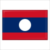 Magnetka vlajka Laos