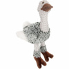 Flamingo Toy Plush Emu 30cm - mäkká, plyšová hračka pre psa s pískadlom
